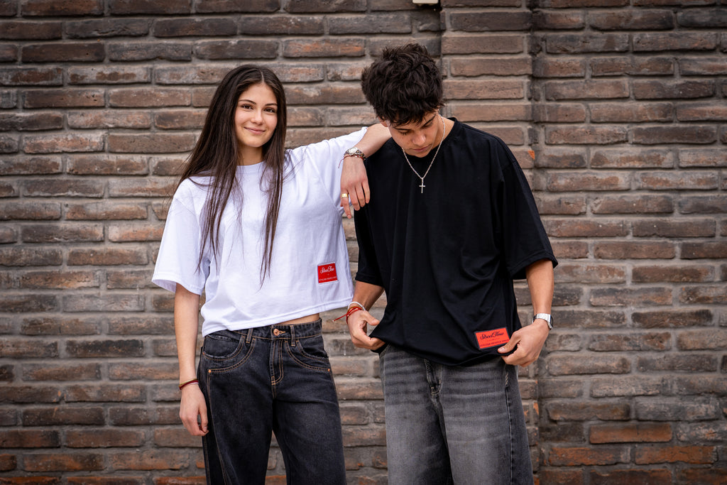 White/Red Girl Boxy fit