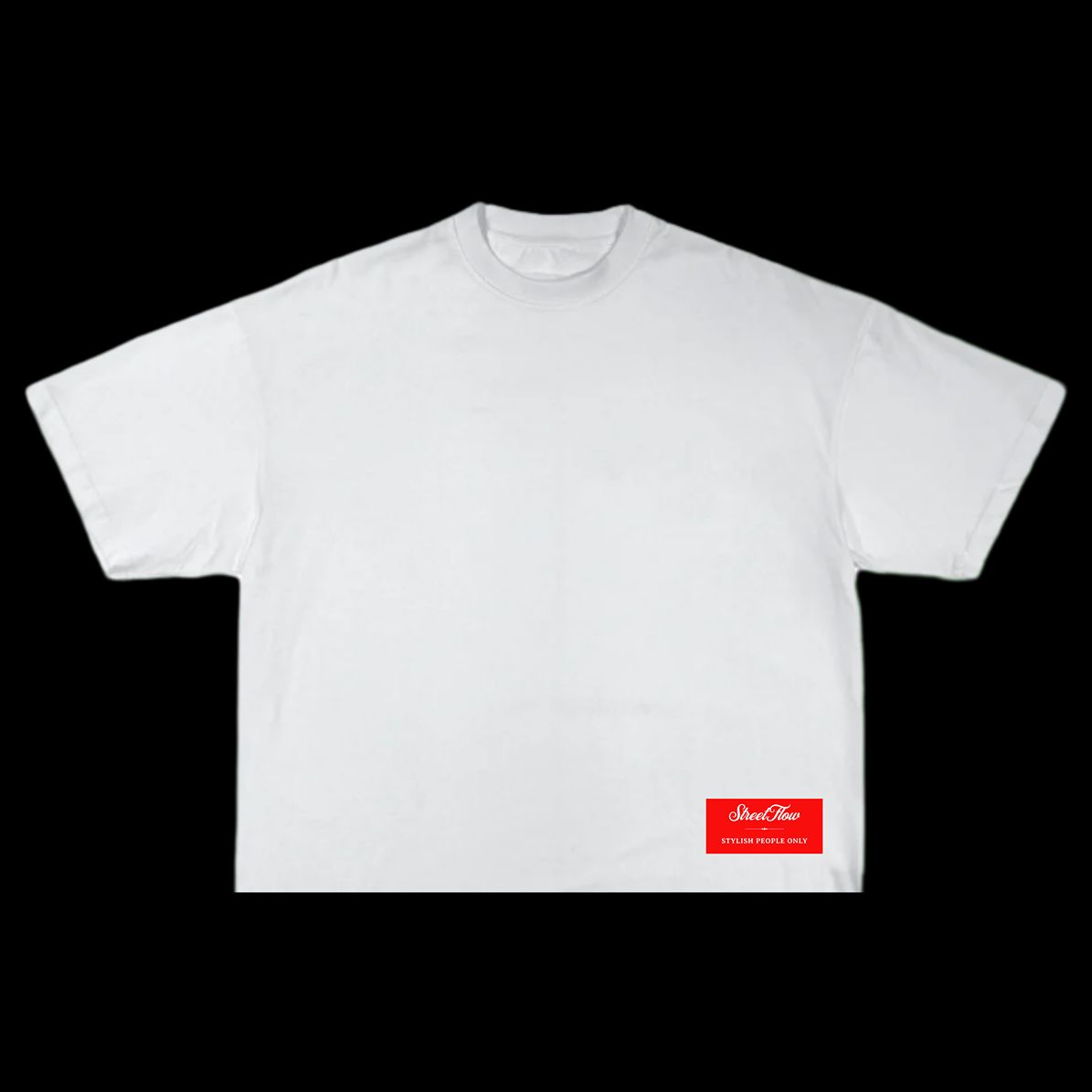 White/Red Girl Boxy fit