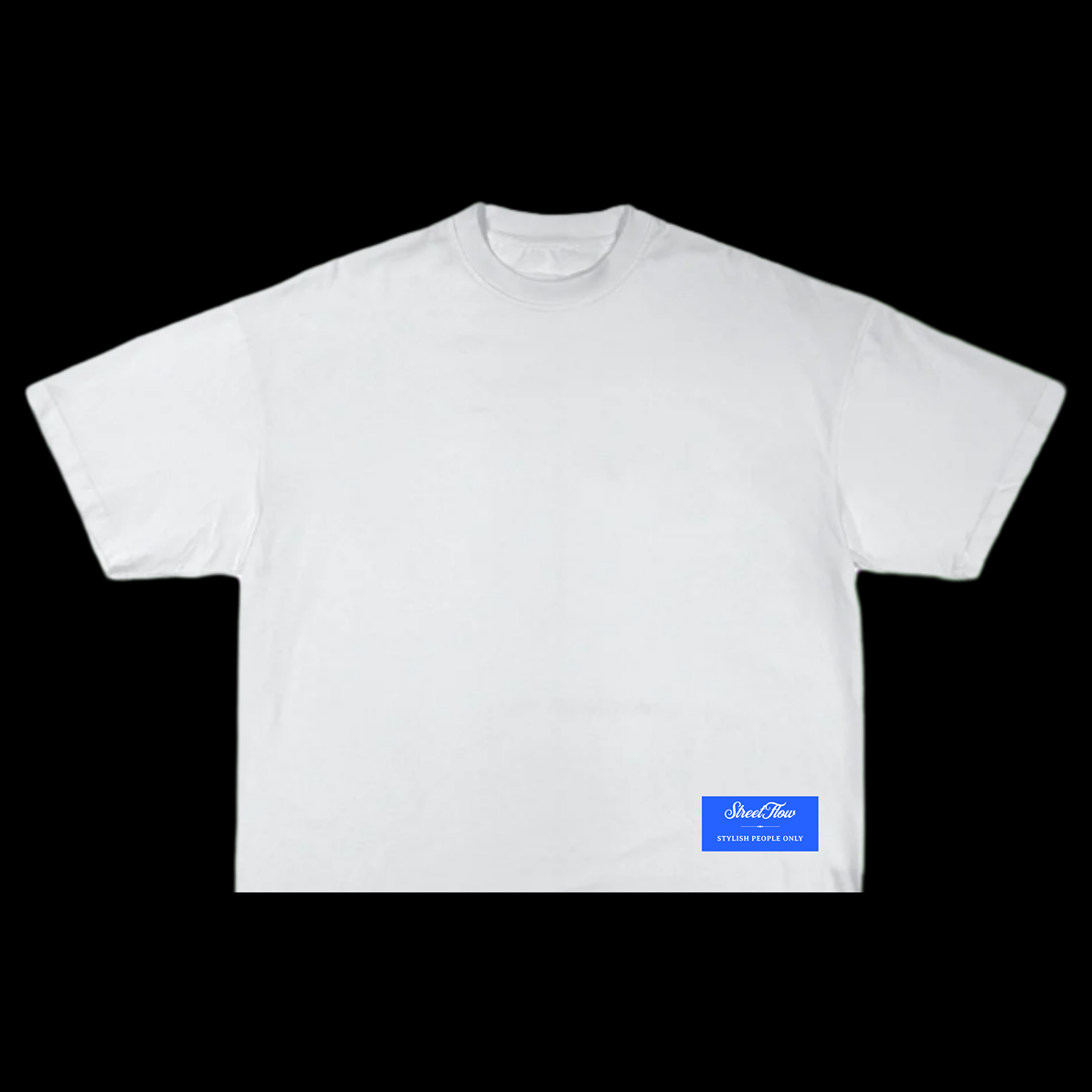 White/Blue Girl Boxy fit